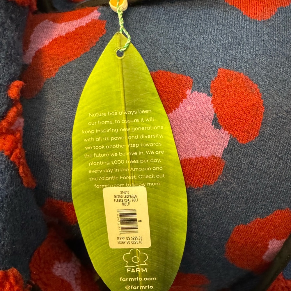FARM Rio Multicolor Teddy Jacket - Picture 5 of 7